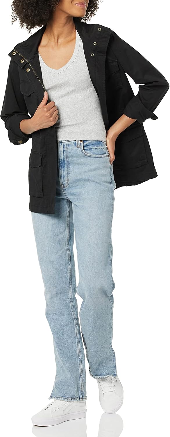 Women's Slim-Fit Short-Sleeve V-Neck T-Shirt, Pack of 2