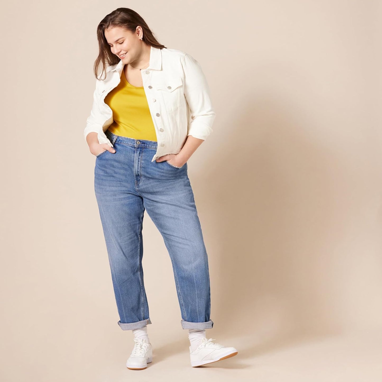 Women's Slim-Fit Short-Sleeve V-Neck T-Shirt, Pack of 2